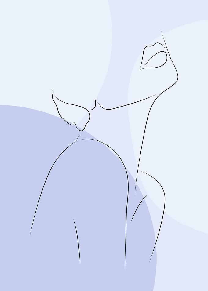 Line Art of Lady