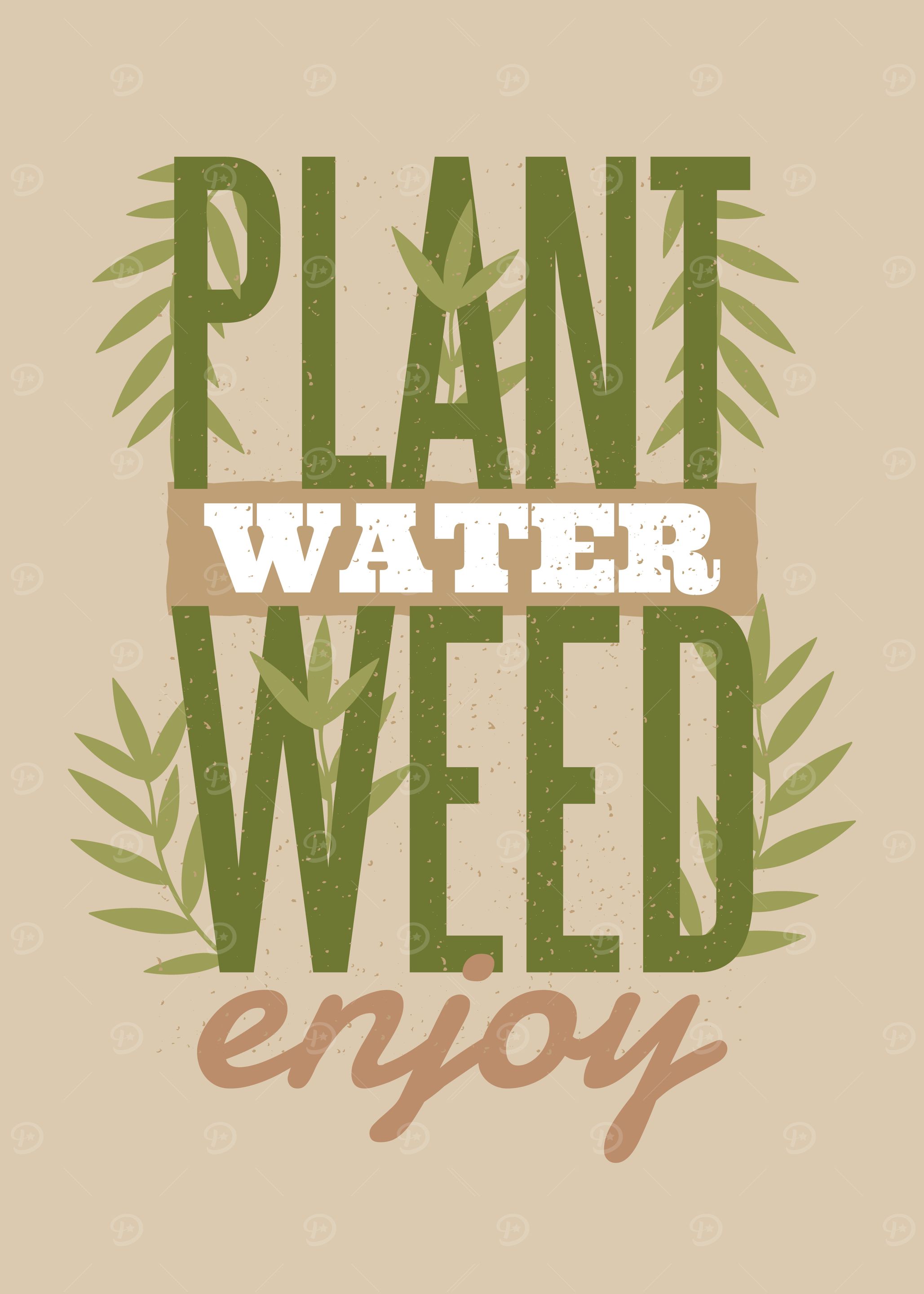 Plant Water Weed Enjoy