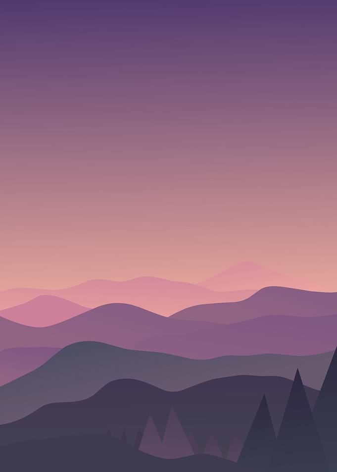 flat sunrise the mountain