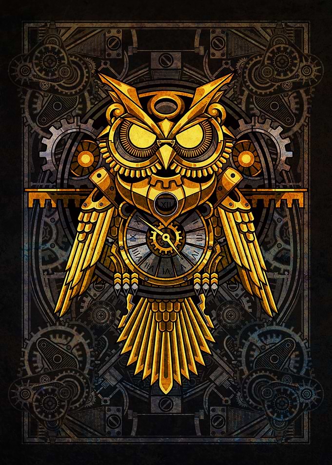 Steampunk Owl
