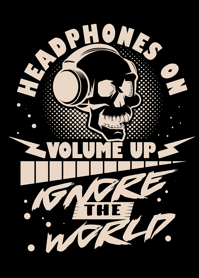Headphones on Volume up
