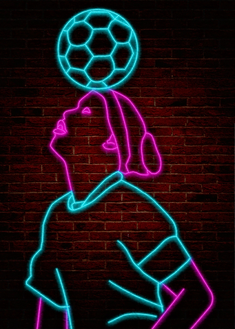 ronaldinho neon oneline