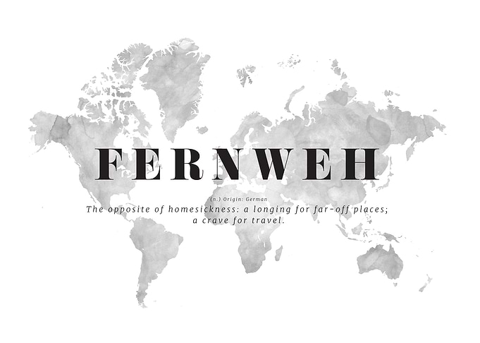 A crave for travel map