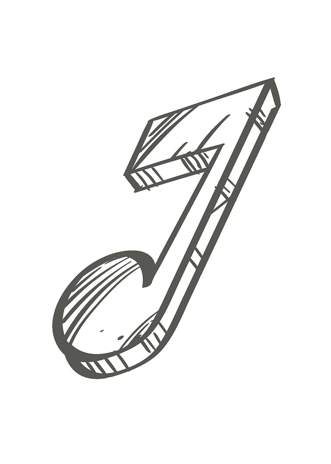 Treble Clef Illustration
