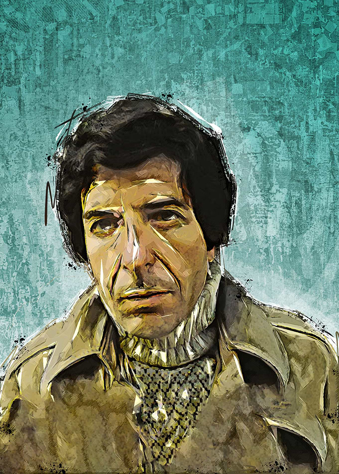 Leonard cohen pop art