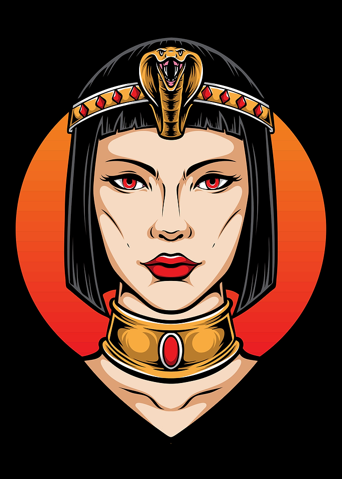 Cleopatra head art