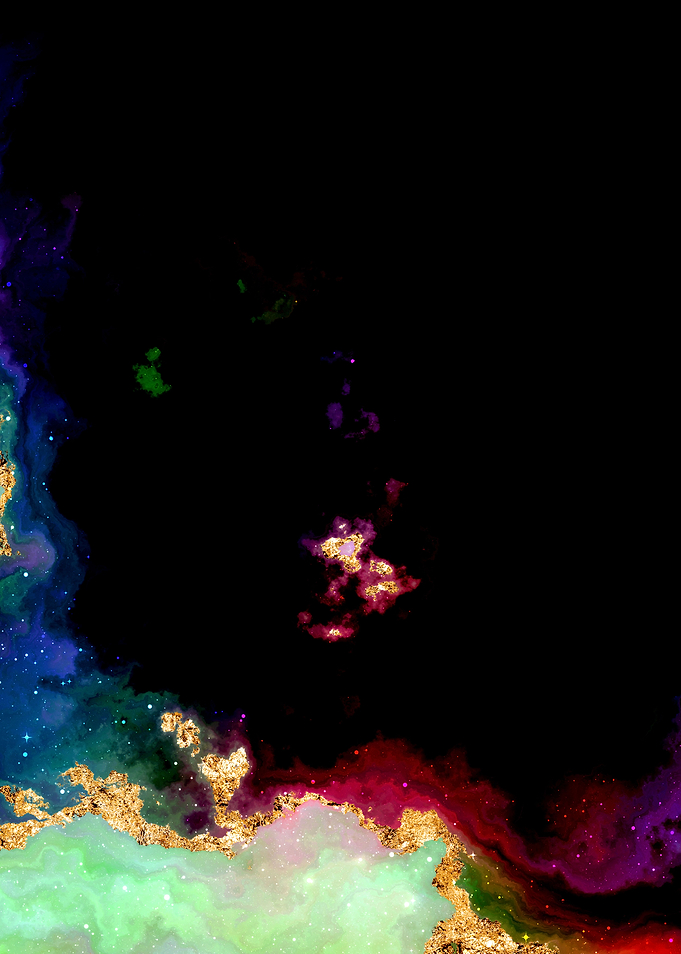 100 Starry Nebula in Space