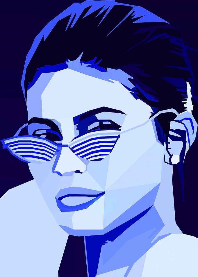 Kylie Jenner Blue poster
