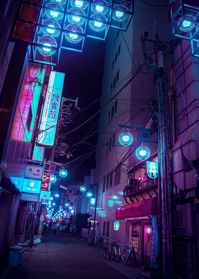 Tokyo Cyberpunk street