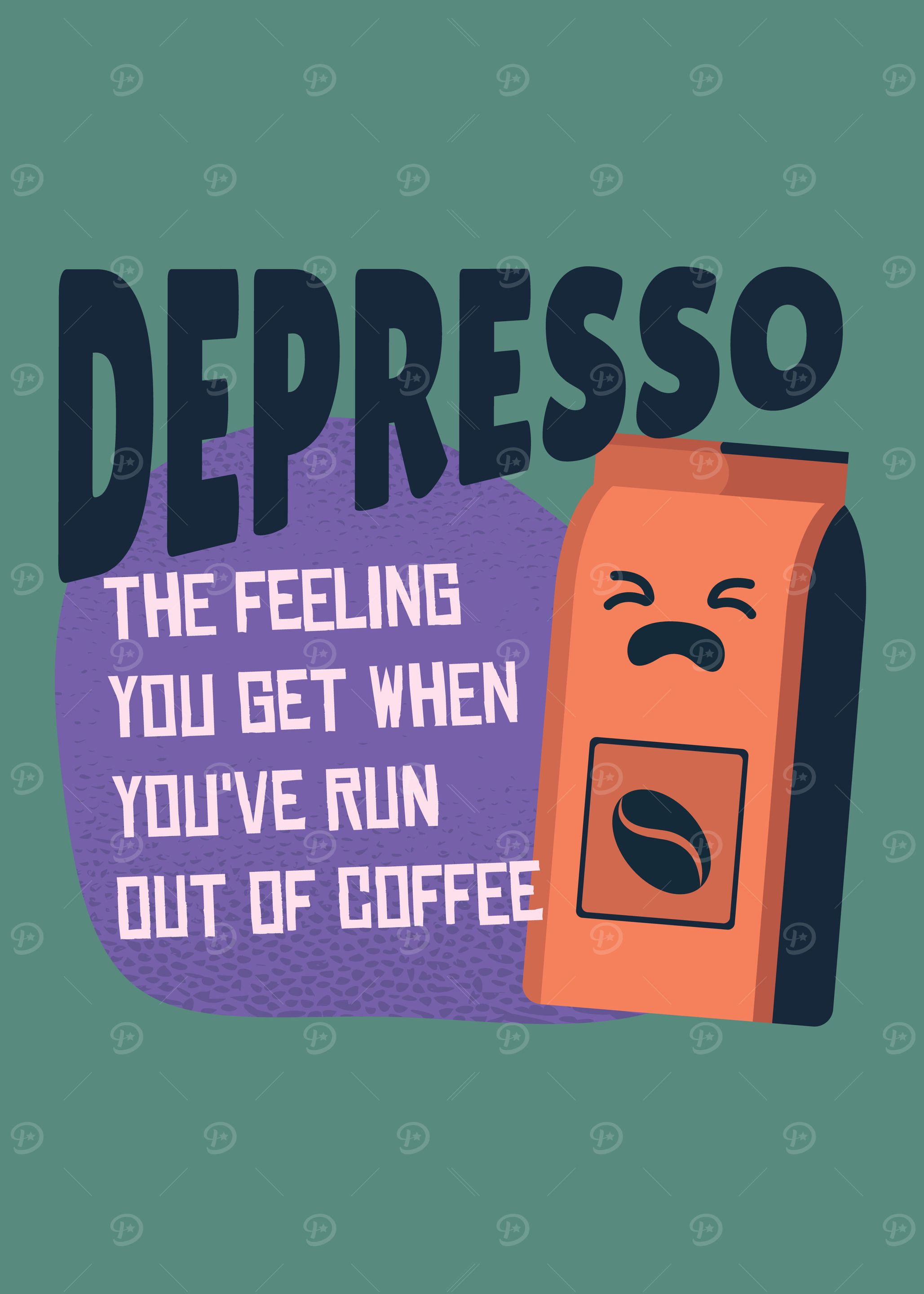Depresson Funny Coffee