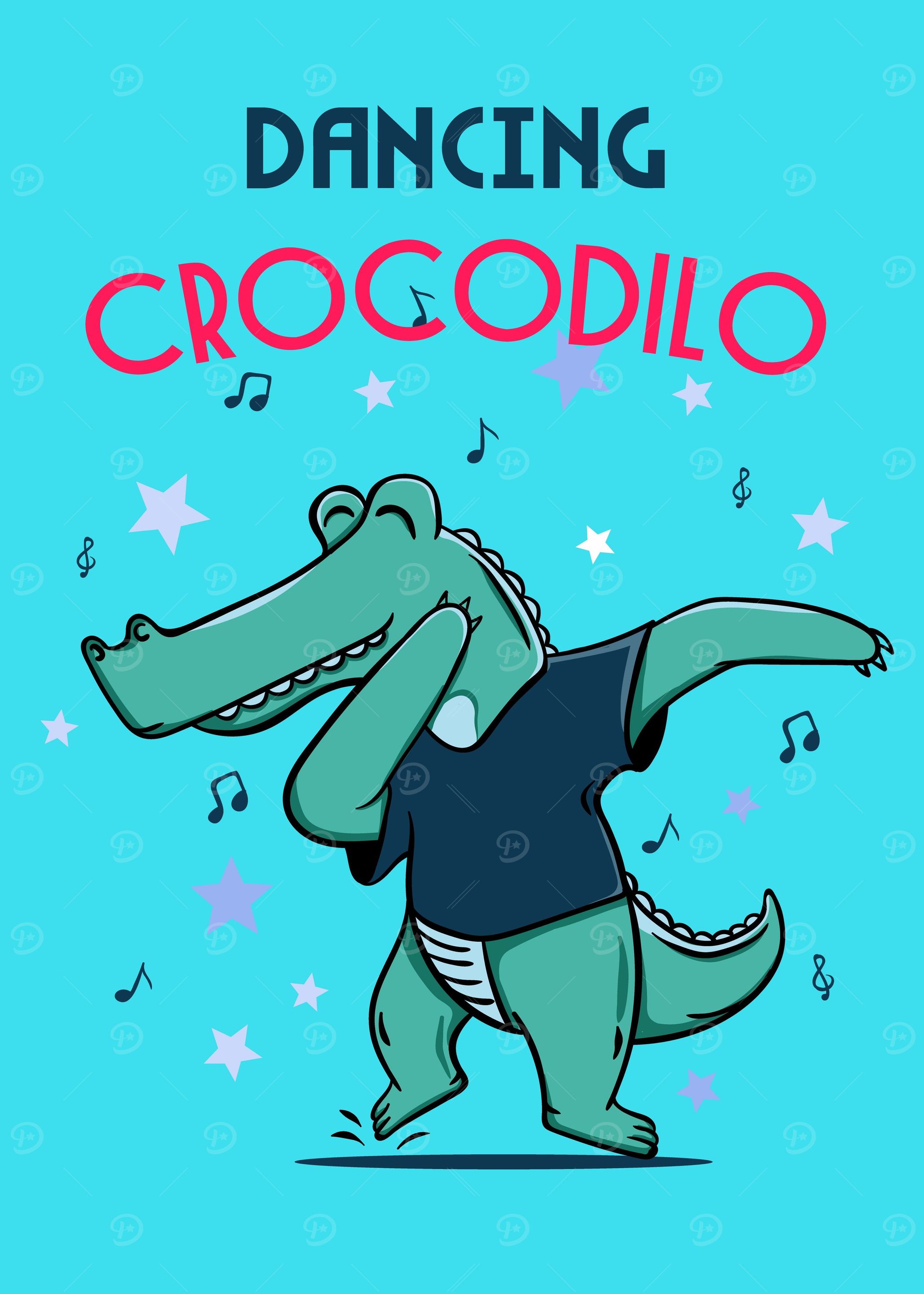 Funny Dancing Crocodilo