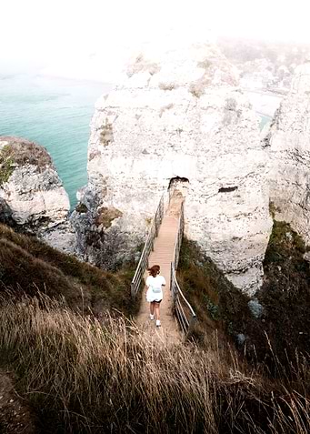 Walk towards the rock