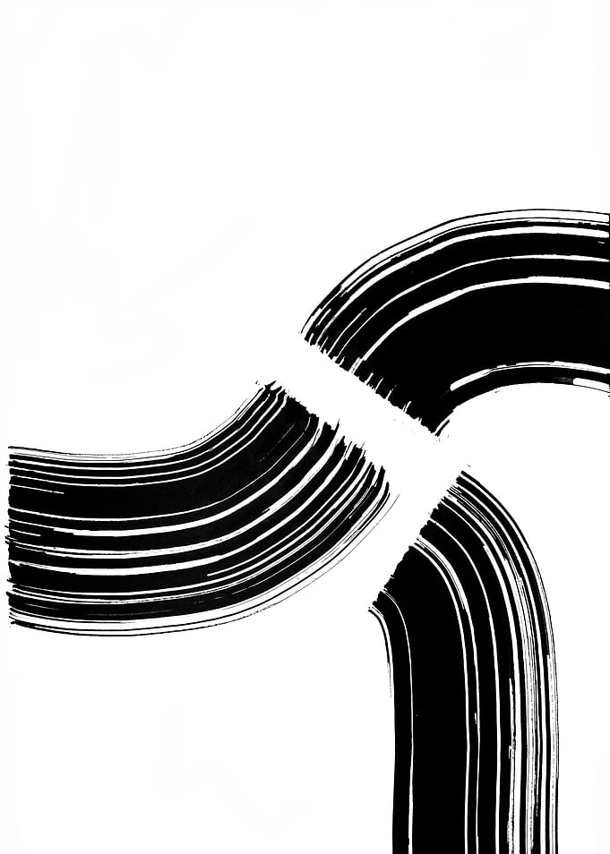 Black white minimalist