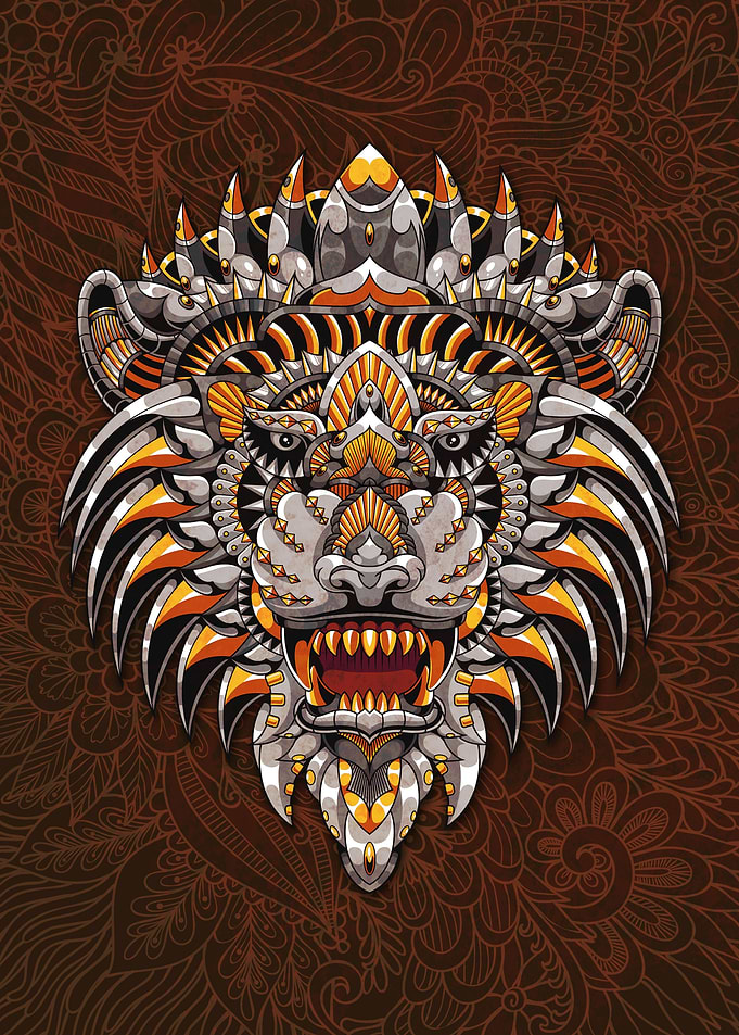 Mandala Lion