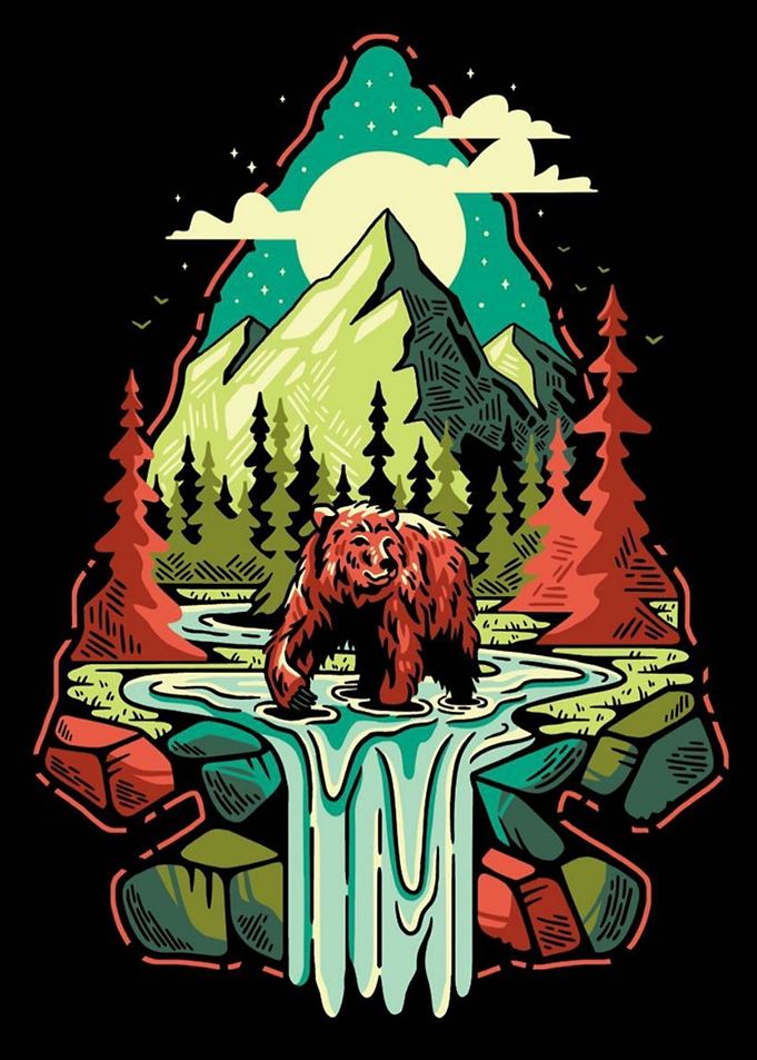 Bear and Jungle