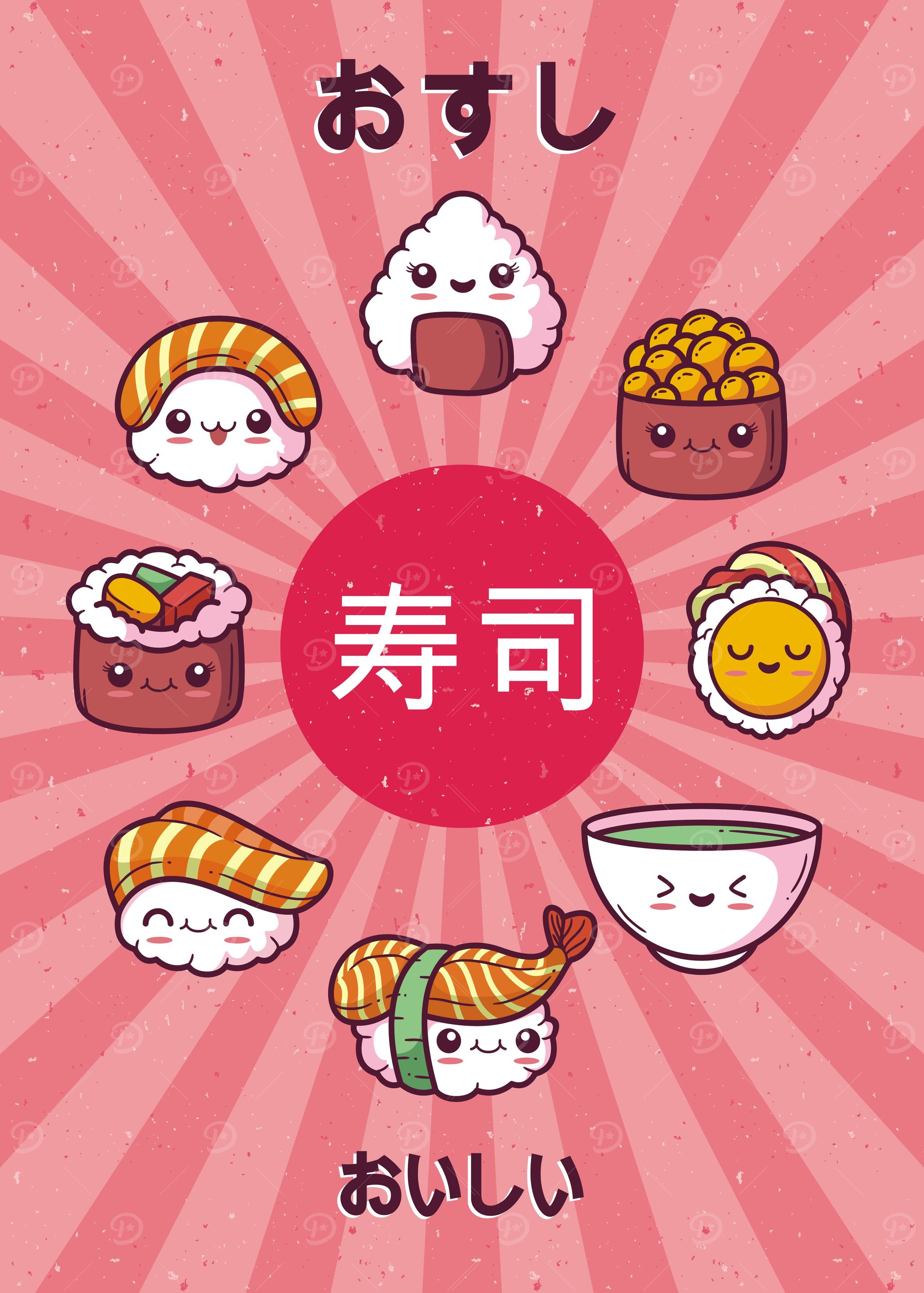 Kawaii Sushi Team