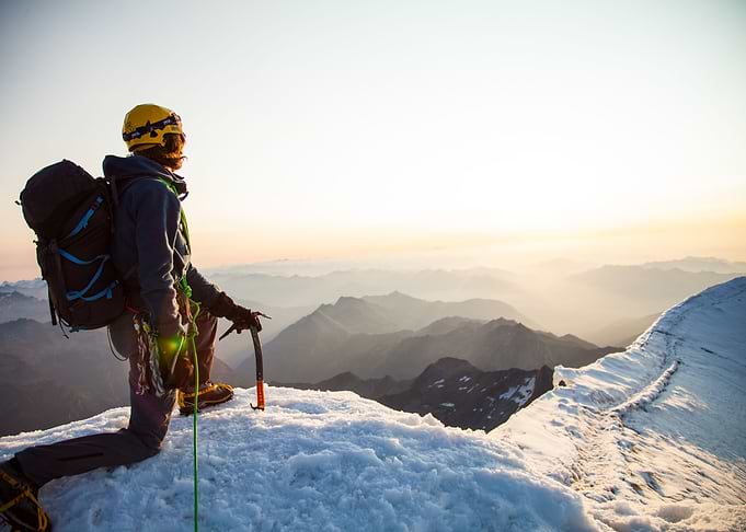 The Weissmies Mountaineer