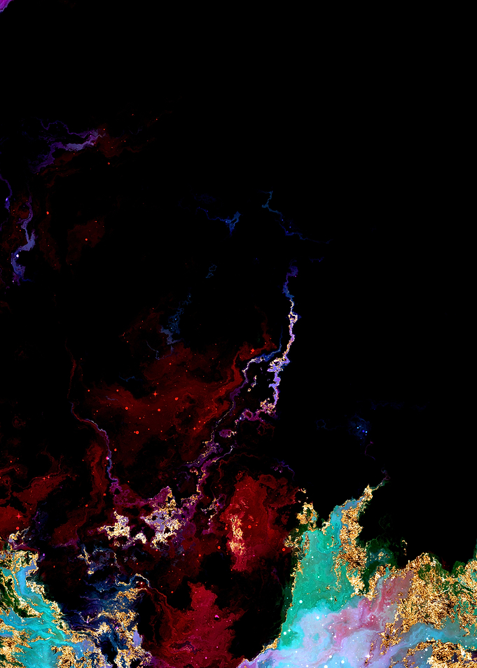 100 Starry Nebula in Space