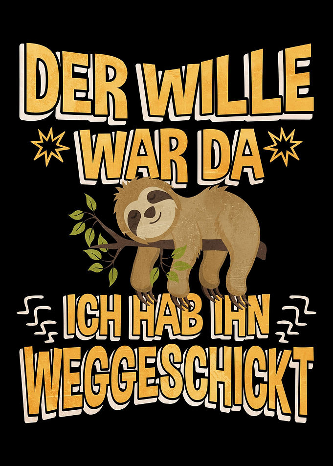 Funny Sloth Gift For Lazy