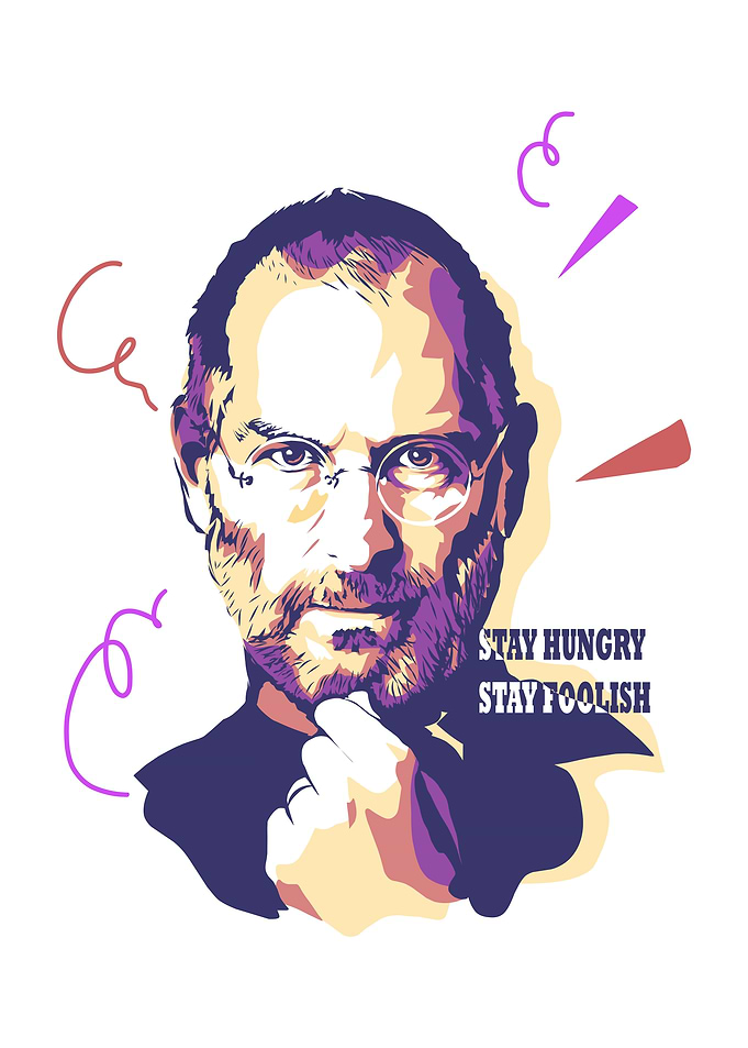 steve jobs pop art