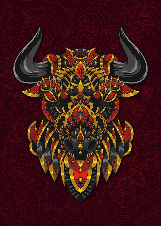 Mandala Bull