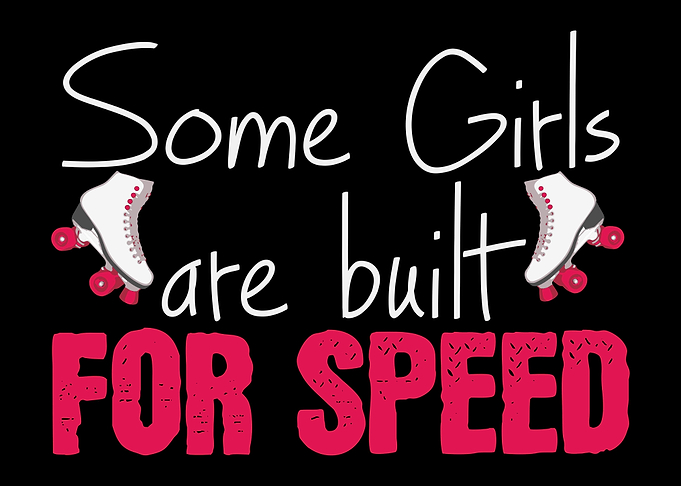 Roller Skating Girls Quote