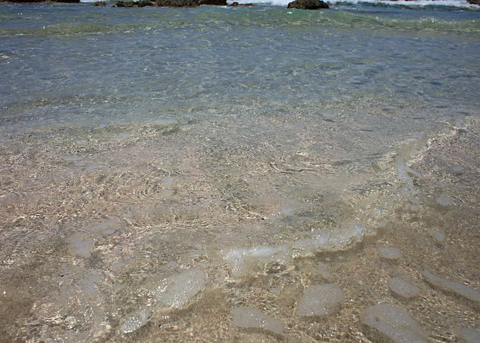 Crystal beach waters crete