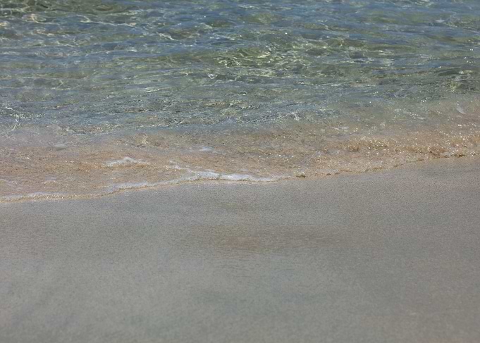 Crystal beach waters crete