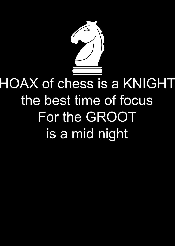 Focus on the knight