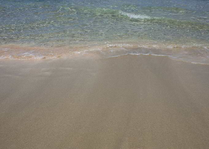 Crystal beach waters crete