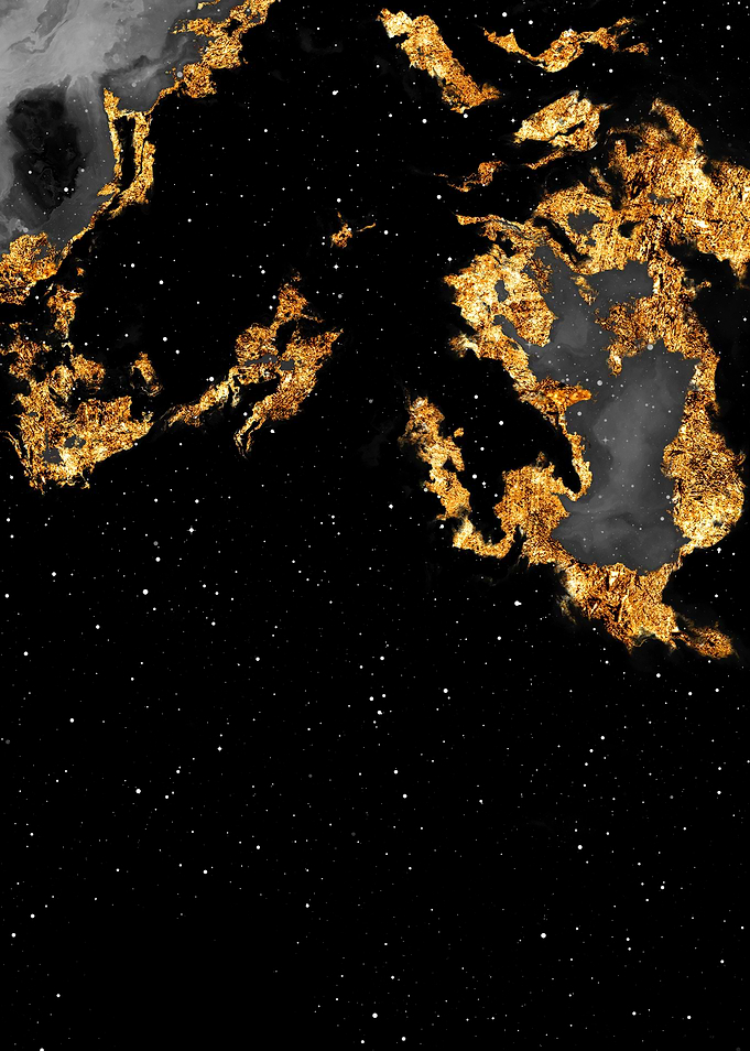 100 Starry Nebula B and W