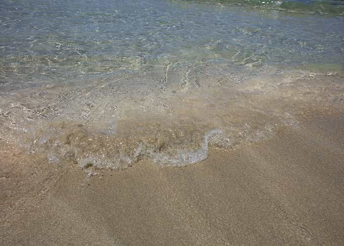 Crystal beach waters crete