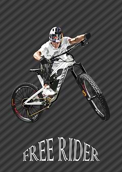 Mountain Bike Art Design