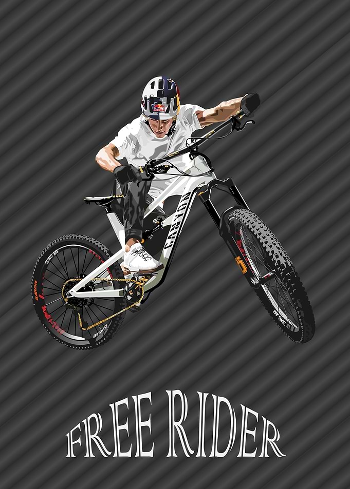 Mountain Bike Art Design