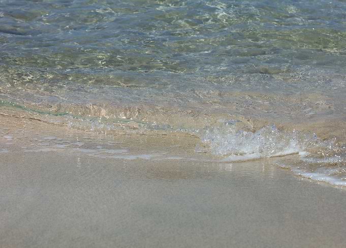Crystal beach waters crete
