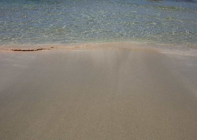 Crystal beach waters crete