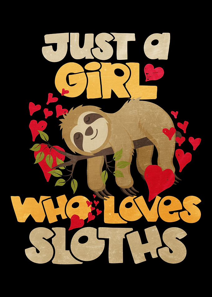 Funny Sloth Gift For Lazy