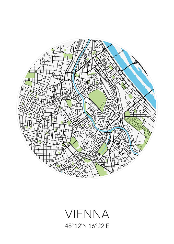 Vienna Circle City Map