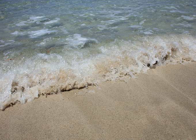 Crystal beach waters crete