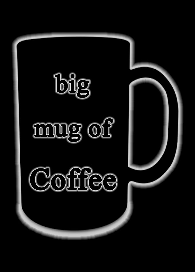 big mug of coffee