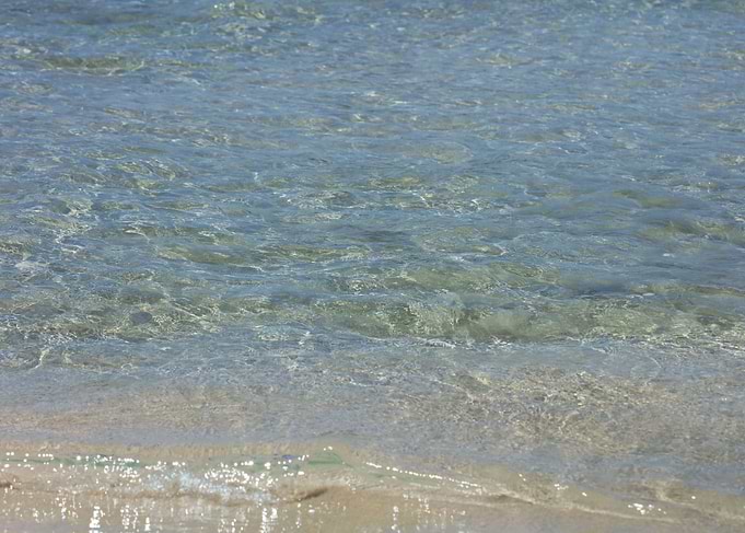Crystal beach waters crete