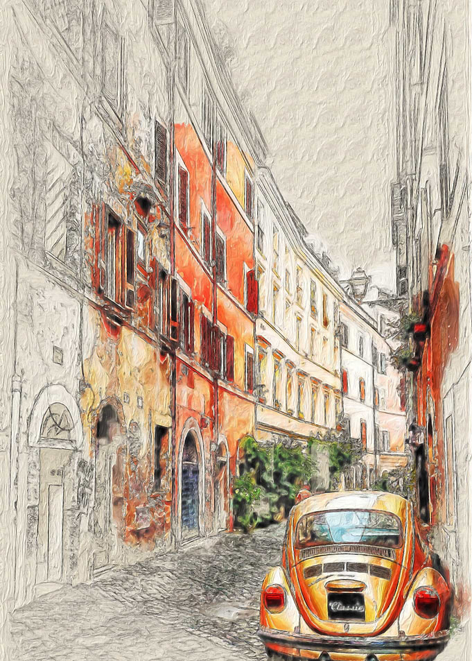 painting car classic