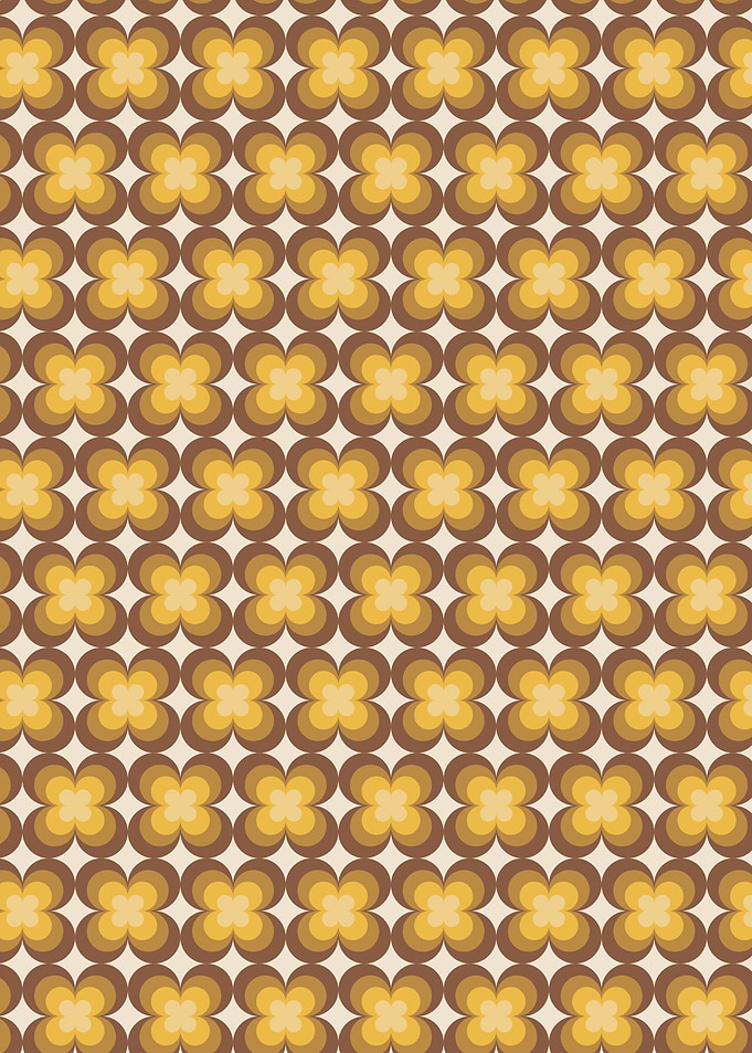 Brown Retro Pattern 09