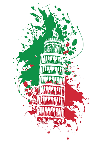 pisa tower white