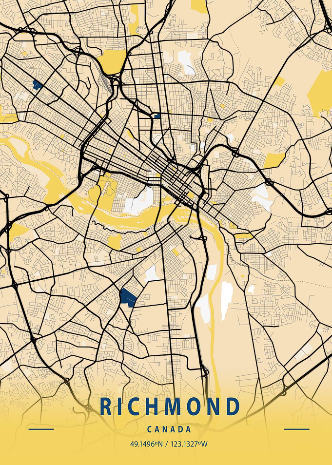 Richmond Yellow City Map