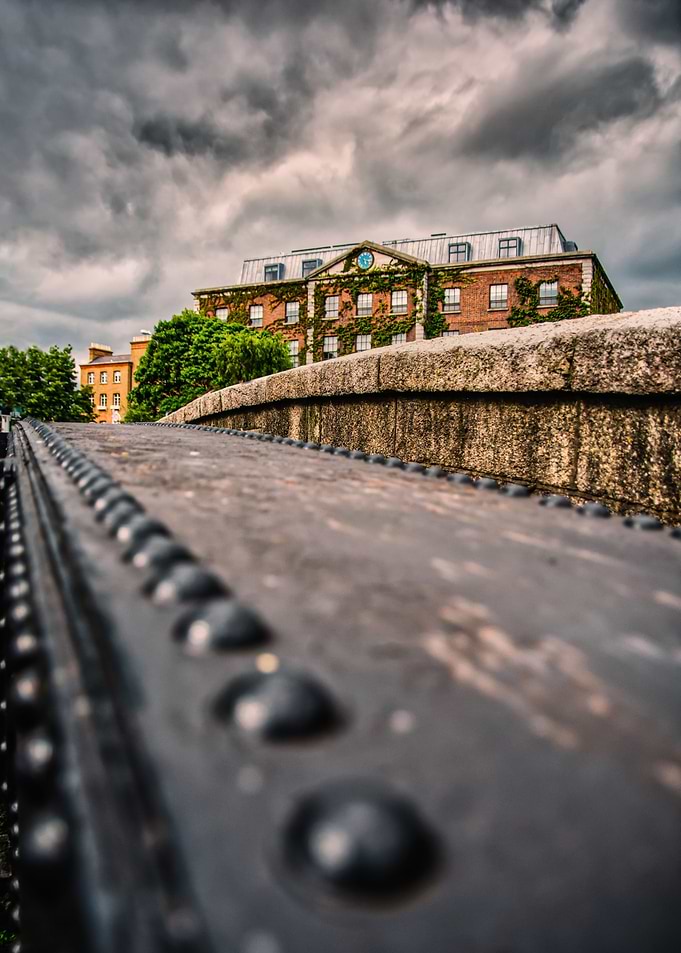 City before storm