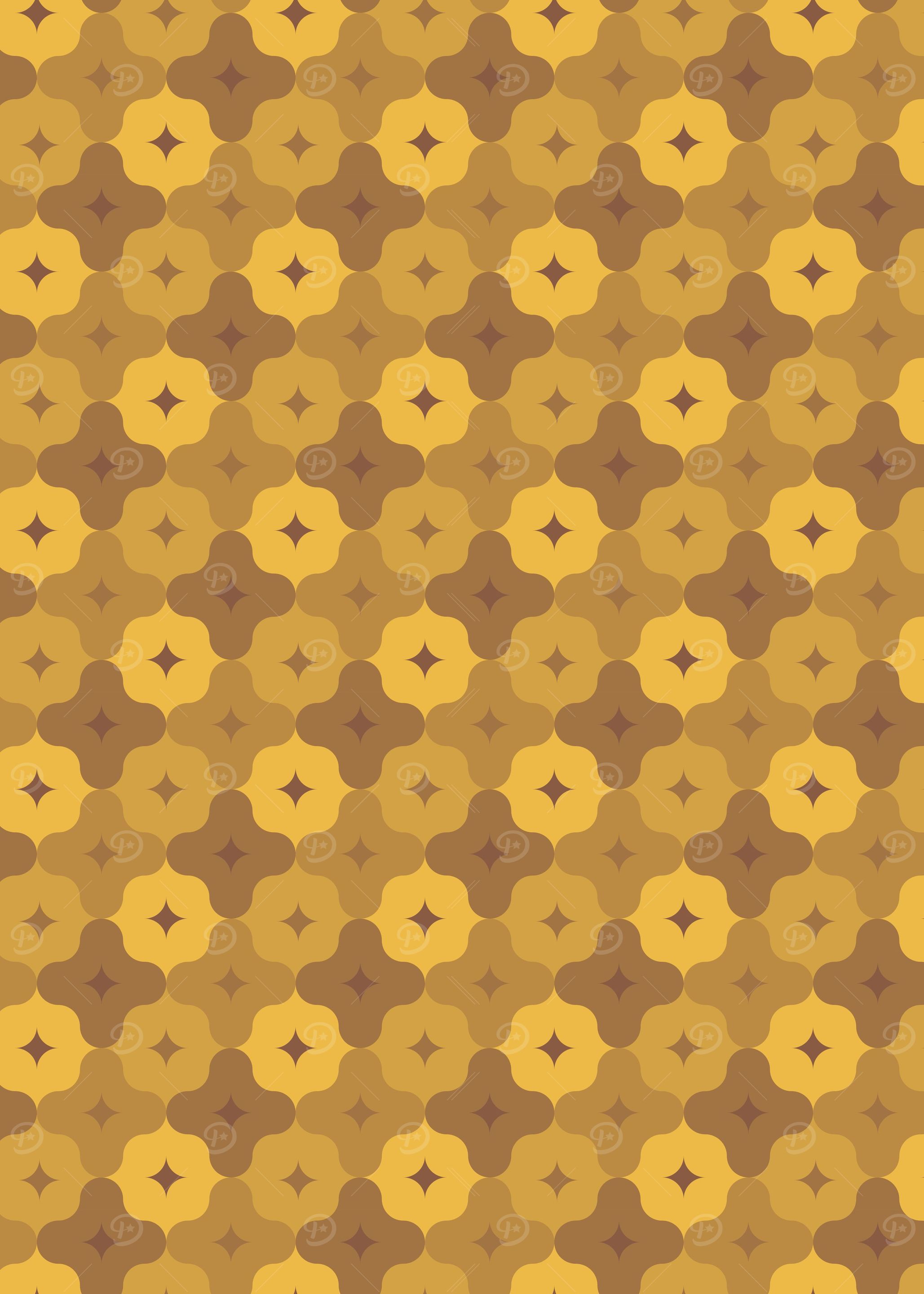 Brown Retro Pattern 05