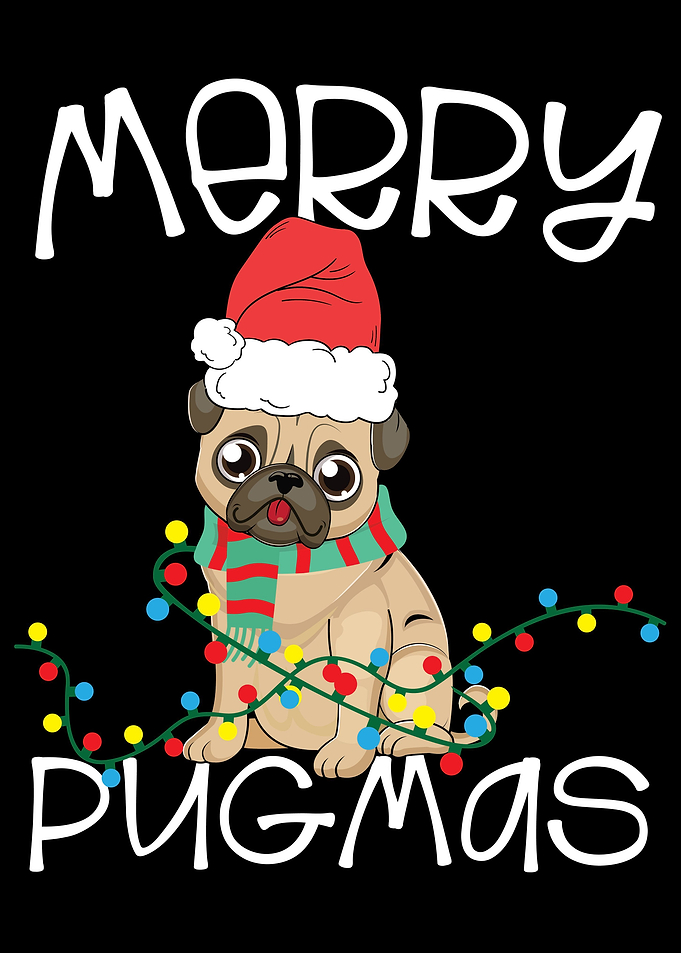 Marry Pugmas Dog Pug