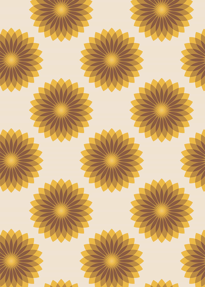 Brown Retro Pattern 10