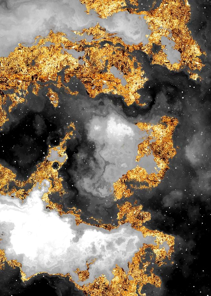 100 Starry Nebulas B and W